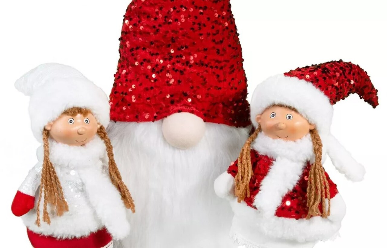 Large Red Christmas Gnome Holiday Gnome Decorative Figurine 29"